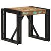 vidaXL sofabord 40x40x35 cm massivt genbrugstr&aelig; flerfarvet