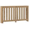 vidaXL radiatorskjuler 149x20x82 cm konstrueret tr&aelig; egetr&aelig;sfarve