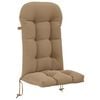 vidaXL Solseng Pude PUTTEN 100% polyester Gr&aring;brun 48 x 112 x 10 cm