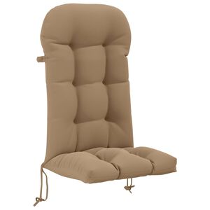 vidaXL Solseng Pude PUTTEN 100% polyester Gr&aring;brun 48 x 112 x 10 cm