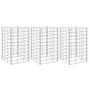 vidaXL gabion-h&oslash;jbede 3 stk. 30x30x50 cm jern