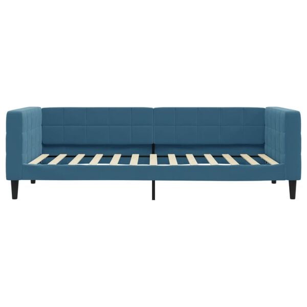 vidaXL daybed 100x200 cm velour bl&aring;