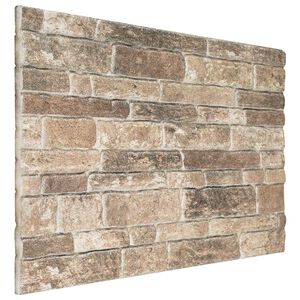 vidaXL V&aelig;gpaneler 10 stk. 100 x 50 cm Flerfarvet EPS Skum