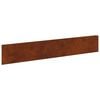 vidaXL Pl&aelig;nekant 30 pcs 100 x 18 cm St&aring;l Rusten