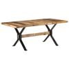 vidaXL spisebord 180x90x76 cm ru mangotr&aelig;