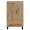 vidaXL Highboard Artisan Egetr&aelig; 69,5 x 31 x 115 cm Konstrueret tr&aelig;