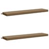 vidaXL B&aelig;nkepuder SOEST 2 stk. 100% polyester Gr&aring;brun 180 x 40 x 8 cm