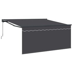 vidaXL Udtr&aelig;kkelig markise Antracit 350 x 250 cm