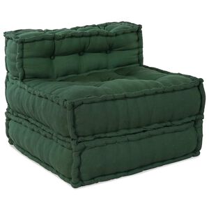vidaXL modul&aelig;r sofaenhed stof 70x70x54 gr&oslash;n