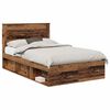 vidaXL Sengestel Gammelt tr&aelig; 120 x 190 cm Massiv fyrretr&aelig;