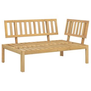 vidaXL hj&oslash;rnemodul til pallesofa massivt akacietr&aelig;