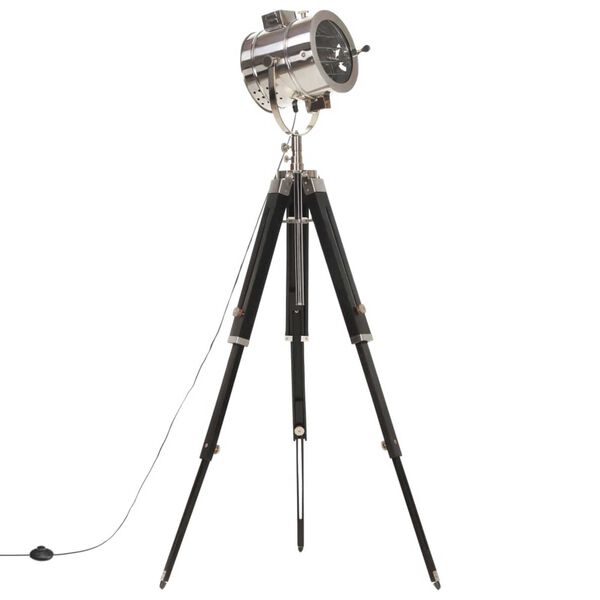 vidaXL gulvlampe med trefod 165 cm massivt mangotræ