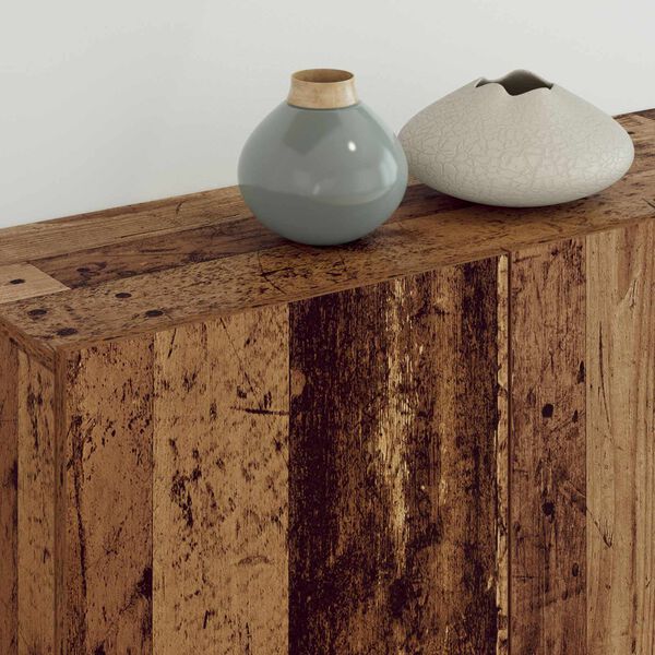 vidaXL TV V&aelig;g Enhed V&aelig;gmonteret 5 pcs Gammelt tr&aelig; Konstrueret tr&aelig;