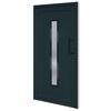 vidaXL hovedd&oslash;r 108x208 cm PVC antracitgr&aring;