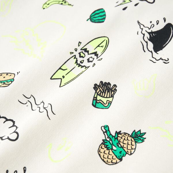 Sweatshirt til b&oslash;rn str. 140 ecrufarvet