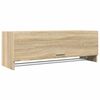 vidaXL garderobeskab 100x32,5x35 cm konstrueret tr&aelig; sonoma-eg