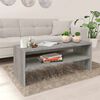 vidaXL sofabord 100x40x40 cm konstrueret tr&aelig; sonoma-eg gr&aring;