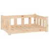 vidaXL hundeseng 75,5x55,5x28 cm massivt tr&aelig; fyrretr&aelig;