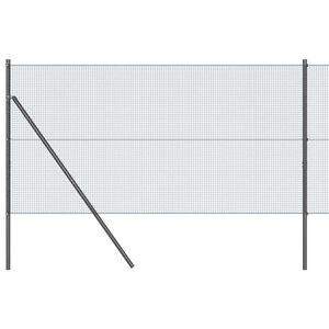 vidaXL Grundfikseret svejset tr&aring;dg&aelig;rde 50 x 1 m (B x H)