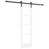 vidaXL Skyded&oslash;r ORKDAL Hvid og sort 61 x 198,5 cm