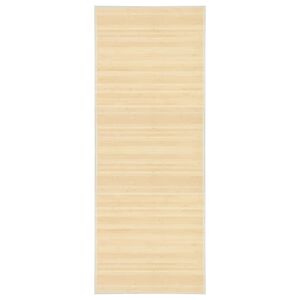 vidaXL gulvt&aelig;ppe 80x200 cm bambus naturfarvet