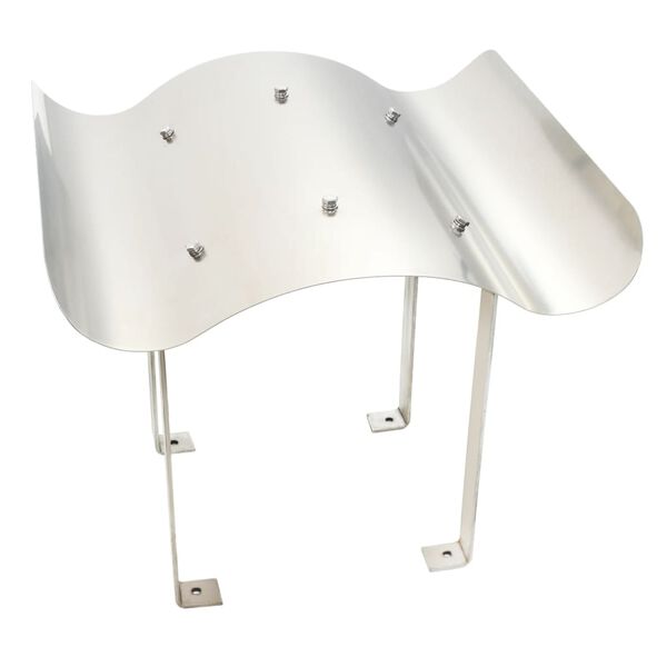 vidaXL skorstensh&aelig;tte i rustfrit st&aring;l 70 x 100 x 38 cm