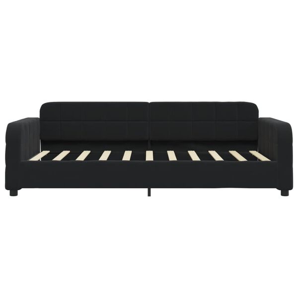 vidaXL daybed 90x190 cm velour sort