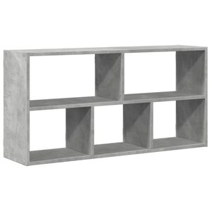 vidaXL v&aelig;ghylde 100x25x50 cm konstrueret tr&aelig; betongr&aring;