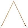 vidaXL Bryllupsbue Lys Brun 202 x 95 x 254 cm Massivt fyrretr&aelig;