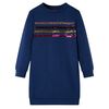 Sweatshirtkjole til b&oslash;rn str. 92 marinebl&aring;