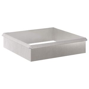 vidaXL Sneglehegn 8 stk. 100 x 3,5 x 25 cm Rustfrit st&aring;l S&oslash;lv
