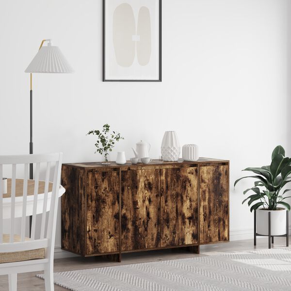 vidaXL Sideboard R&oslash;get eg 135 x 41 x 75 cm Konstrueret tr&aelig;