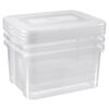 Curver opbevaringskasser Handy 3x25 l transparent