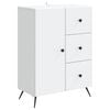 vidaXL Sideboard med skuffe Hvid 66 x 34,5 x 90 cm Konstrueret tr&aelig;