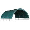 vidaXL l&aelig;skur til husdyr 3,7x3,7 m PVC gr&oslash;n