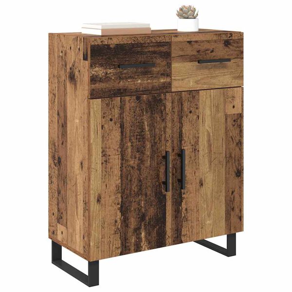 vidaXL Sideboard Gammelt tr&aelig; 69,5 x 34 x 90 cm Konstrueret tr&aelig;