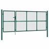 vidaXL havel&aring;ge i net gr&oslash;n 350x125 cm galvaniseret st&aring;l