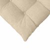 vidaXL S&aelig;depuder 2 pcs Creme 40 x 40 x 6 cm Stof