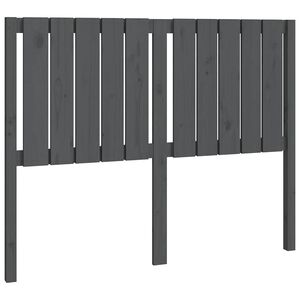 vidaXL sengeg&aelig;rde 125,5x4x100 cm massivt fyrretr&aelig; gr&aring;