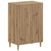 vidaXL Sko skab ARNHEM 59,5 x 39,5 x 90 cm Konstrueret tr&aelig; Artisan-eg