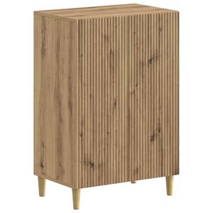 vidaXL Sko skab ARNHEM 59,5 x 39,5 x 90 cm Konstrueret tr&aelig; Artisan-eg
