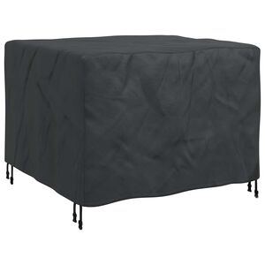 vidaXL M&oslash;belbetr&aelig;k Ensfarvet Sort 113 x 113 x 73 cm 210D