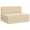 vidaXL Samlebar Sofa Seng Cremefarvet 100 x 80 x 60 cm Stof