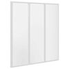 vidaXL Bruser Badekar v&aelig;g sk&aelig;rmbillede 141 x 132 cm 3 Sammenfoldelig Paneler