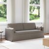 vidaXL Sofa 180cm Gr&aring;brun Metal
