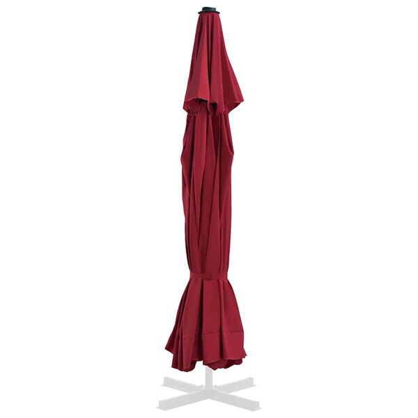 vidaXL udskiftningsdug til parasol 515 cm bordeaux