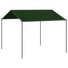 vidaXL Pavillon 4 x 4 x 2,6 m Gr&aring;brun Polyester og St&aring;l