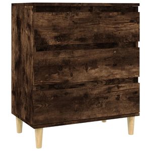vidaXL sk&aelig;nk 60x35x70 cm konstrueret tr&aelig; r&oslash;get egetr&aelig;sfarve