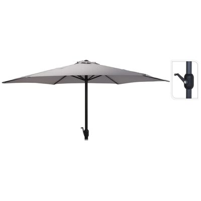 ProGarden parasol Monica 270 cm lysegrå