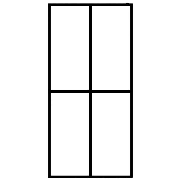 vidaXL bruseafsk&aelig;rmning 140x195 cm h&aelig;rdet glas matteret